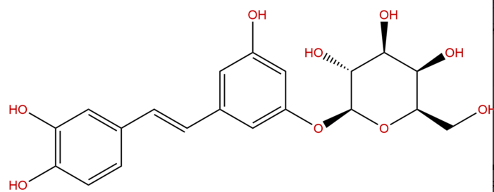 白皮杉醇葡萄糖苷 CAS：29884-49-9 中藥對(duì)照品標(biāo)準(zhǔn)品