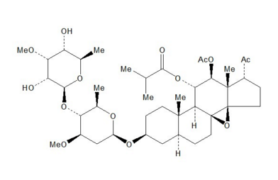 11-O-異丁?；?12-O-乙?；P(guān)藤甘元B-3-O-茯苓二