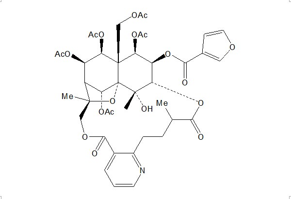 雷公藤晉堿 CAS：37239-47-7 中藥對照品 標(biāo)準(zhǔn)品