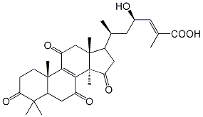 23S-羥基-11,15-二氧靈芝酸DM CAS：1085273-49-9 中藥對照品 標(biāo)準(zhǔn)品