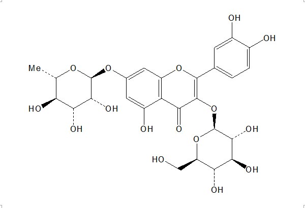 槲皮素-3-O-葡萄糖-7-O-鼠李糖苷 中藥對(duì)照品 標(biāo)準(zhǔn)品