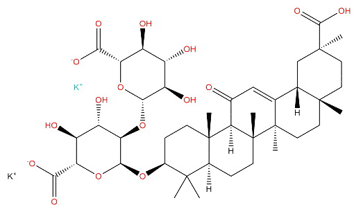 甘草酸二鉀鹽 CAS:68797-35-3 中藥對照品標(biāo)準(zhǔn)品