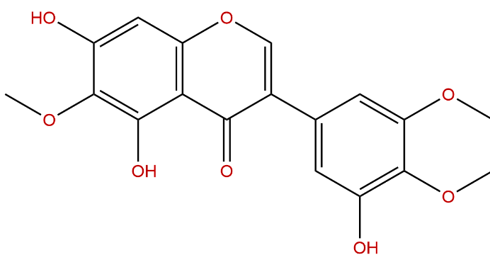 野鳶尾黃素 CAS：548-76-5 中藥對(duì)照品標(biāo)準(zhǔn)品