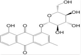 大黃酚-1-O-葡萄糖苷CAS：4839-60-5 中藥對照品標(biāo)準(zhǔn)品