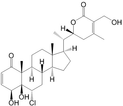 6α-chloro-5β-hydroxywithaferin A CAS號： 52329-20-1對照品標準品