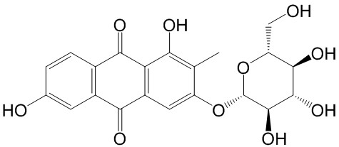 3-(β-D-Glucopyranosyloxy)-1,6-dihydroxy-2-methyl-9,10-anthracenedione