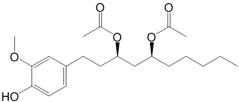 [6]-姜二醇二乙酸酯 CAS號：143615-75-2 中藥對照品標(biāo)準(zhǔn)品