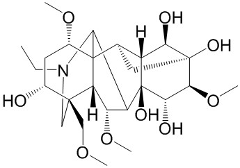  烏頭原堿   CAS號(hào)：509-20-6 中藥對(duì)照品標(biāo)準(zhǔn)品