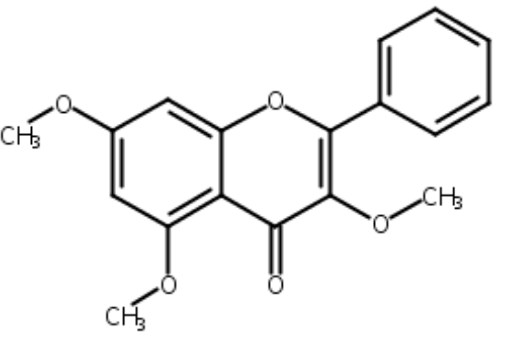 3,5,7-三甲氧基黃酮 CAS號(hào)：26964-29-4  中藥對(duì)照品標(biāo)準(zhǔn)品