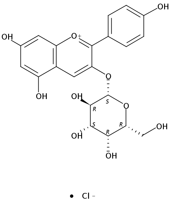 花葵素 CAS號：34425-22-4 中藥對照品標(biāo)準(zhǔn)品