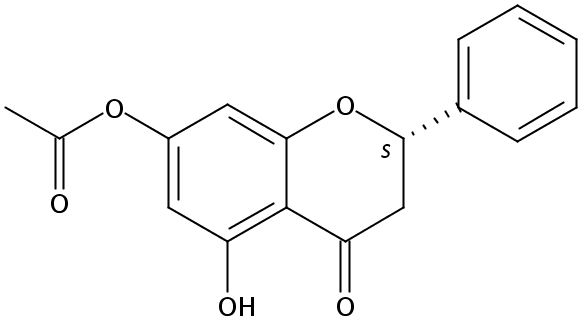 7-乙酸-5,7-二羥基雙氫黃酮酯 CAS：109592-60-1中藥對照品標準品