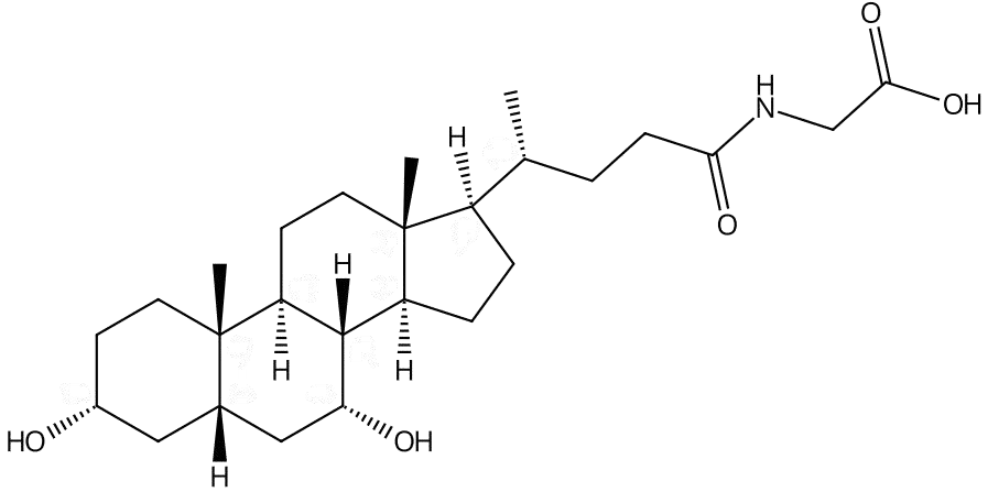 甘氨鵝脫氧膽酸 | CAS No.640-79-9