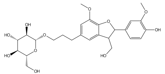 二氫去氫雙松柏醇-9’-O-β-D-吡喃葡萄糖苷 丨CAS No.1992045-13-2