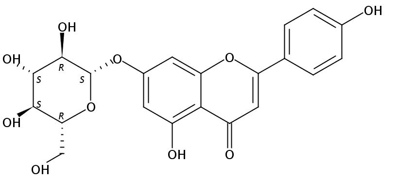 芹菜素-7-O-β-D-吡喃葡萄糖苷 CAS：578-74-5 中藥對(duì)照品標(biāo)準(zhǔn)品