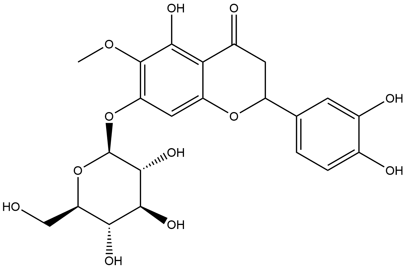 澤蘭黃酮-7-O-葡萄糖苷 丨CAS No.1627598-00-8